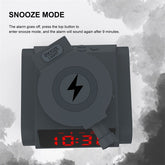 Novel Design Tank LED Clock Light Wireless Charging Tank Car Toy Clock For Kids